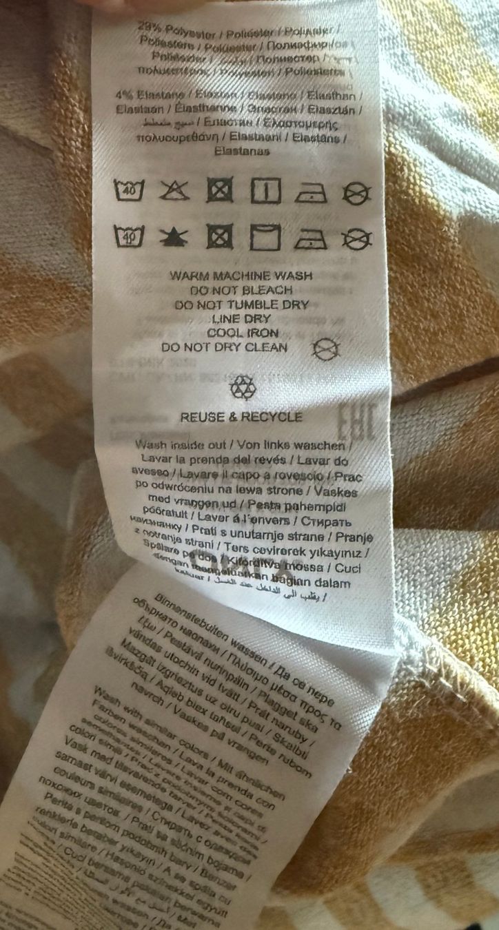 Maglioni & Felpe: schöner Kapuzenpulli Only, weiss-gelb gestreift – Usato da Zäziwil venduto da kreative-ideen 5