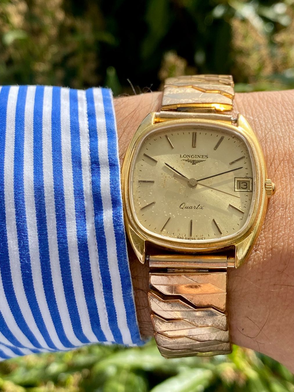 Longines Orologi: Longines Tank gold plated ref. 6147 950 – Usato da Küsnacht ZH venduto da Pedramy 3