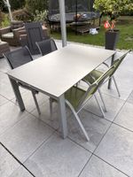 Gartentisch ausziehbar mit 8 Stühlen