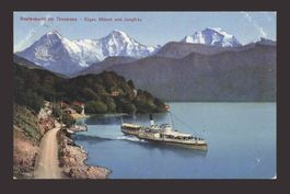 AK Beatenbucht am Thunersee Schiff