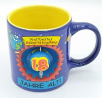 Tasse Weltbestes Geburtstagskind 18 Jahre Depesche