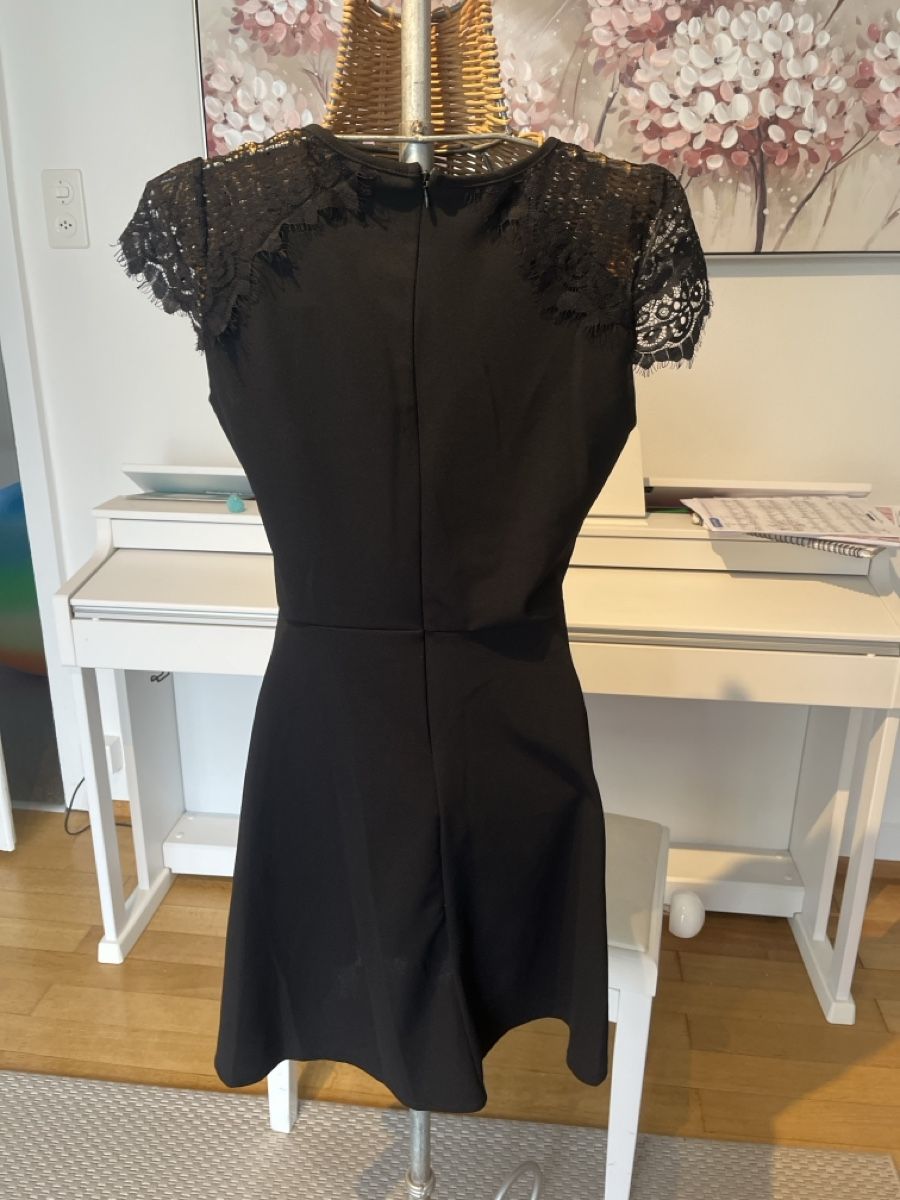Zebra Vestiti: Kleid, Spitze kurzarm, Zebra, M – Usato da Solothurn venduto da Bobesch08 3