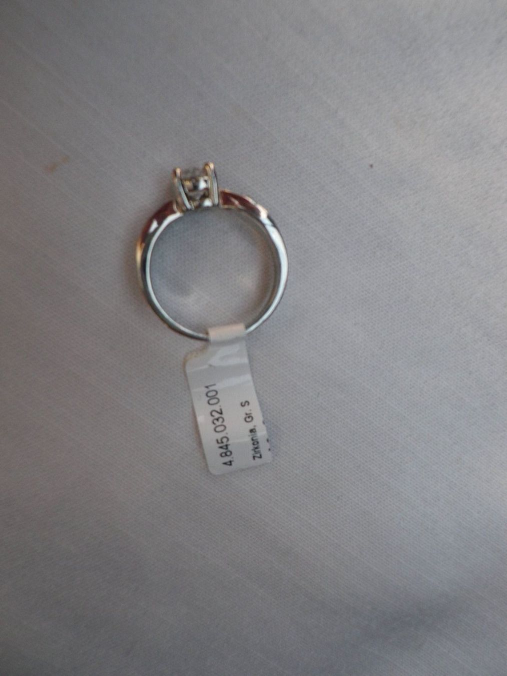 Anelli: Edelstahlring mit Zirkonia Grösse S – Nuovo (secondo la descrizione) da Reinach BL venduto da Annodomini 2