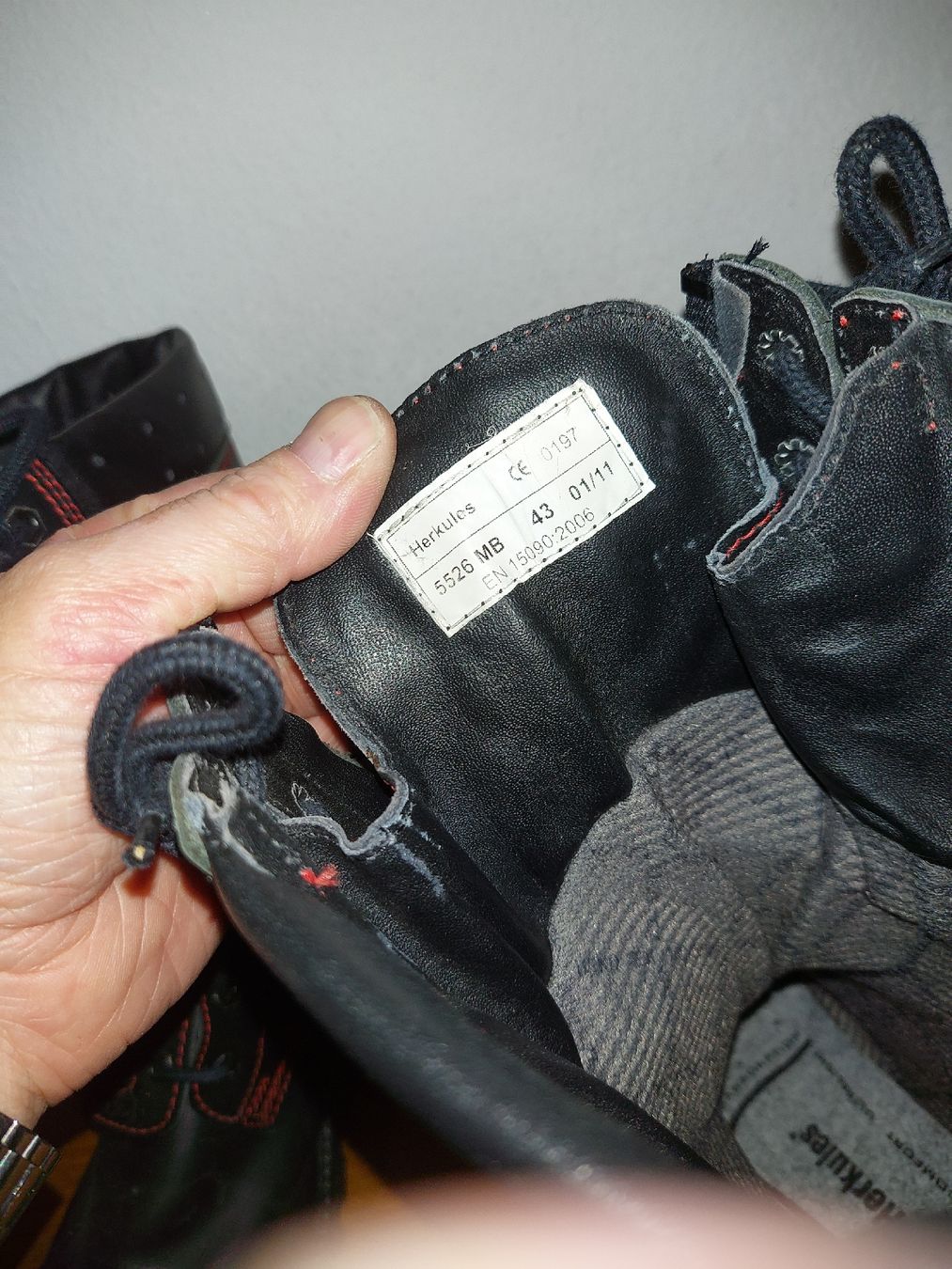 Scarpe da uomo: Feuerwehr Stiefel Herkules Gr. 43 – Nuovo (secondo la descrizione) da Schaffhausen venduto da pa0815 3