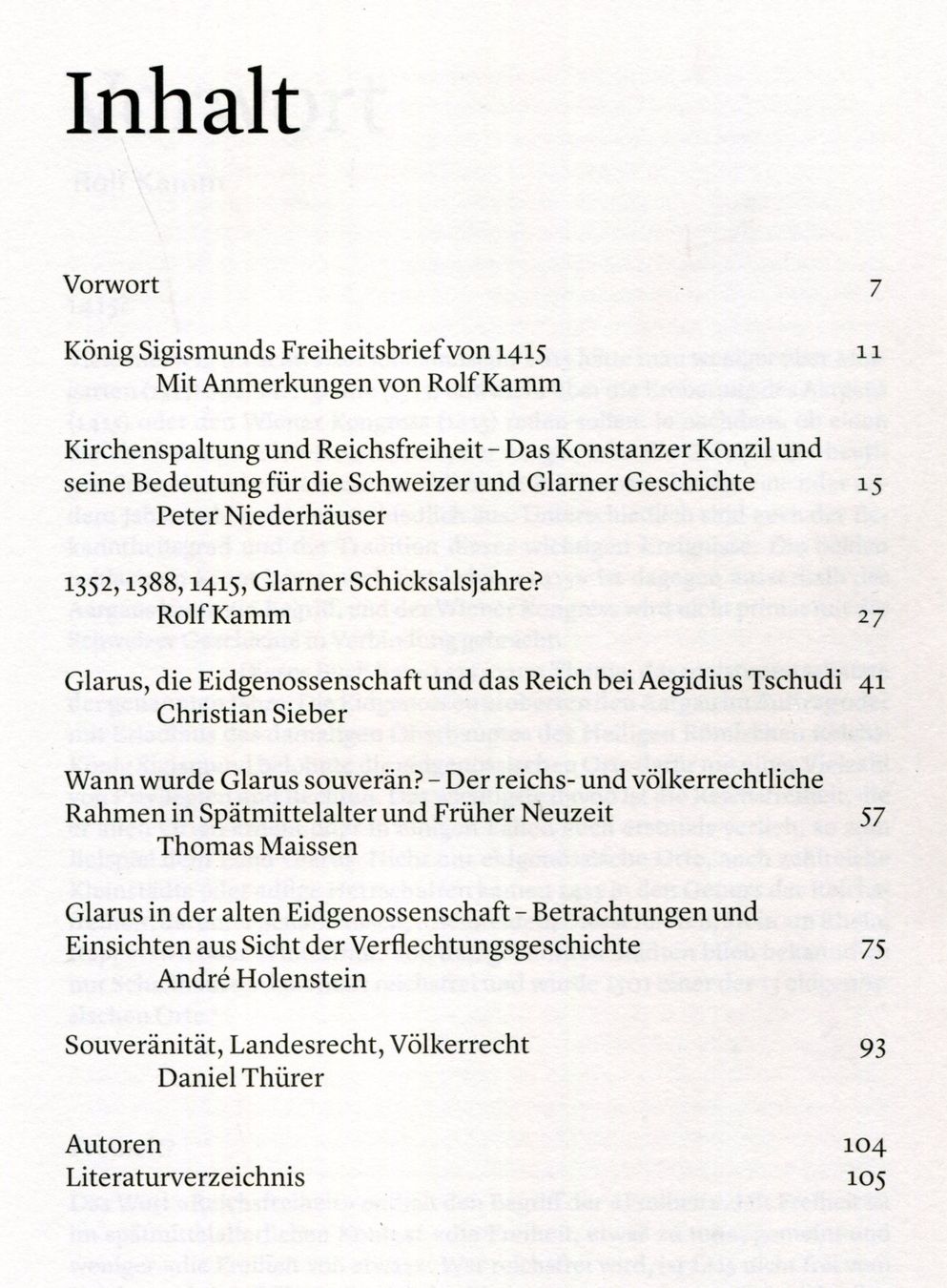 Bücher: Glarus 1352/1415, Geschichte der Eidgenossenschaft. – Gebraucht aus Aarau von Elmaar41 2