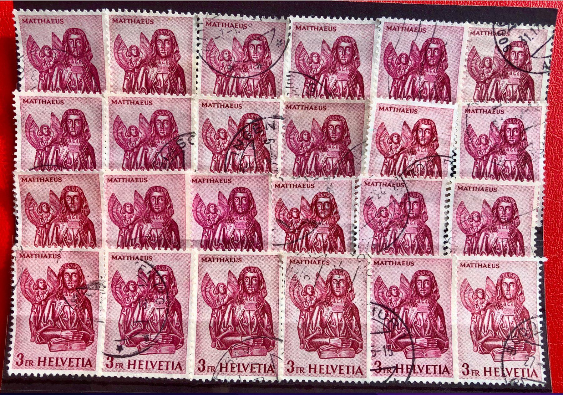 Tutti i francobolli: Nr.381 Steckkarte mit Stempel – Usato da Aarau venduto da Billa007