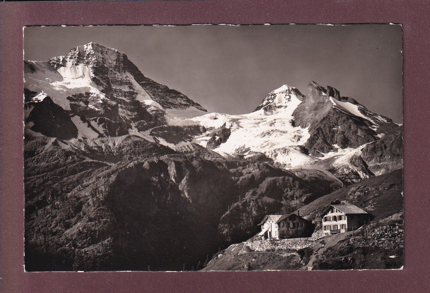 Cartes postales: Berg-Hotel OBERSTEINBERG - 1954 – D'occasion à Pully par nicecards
