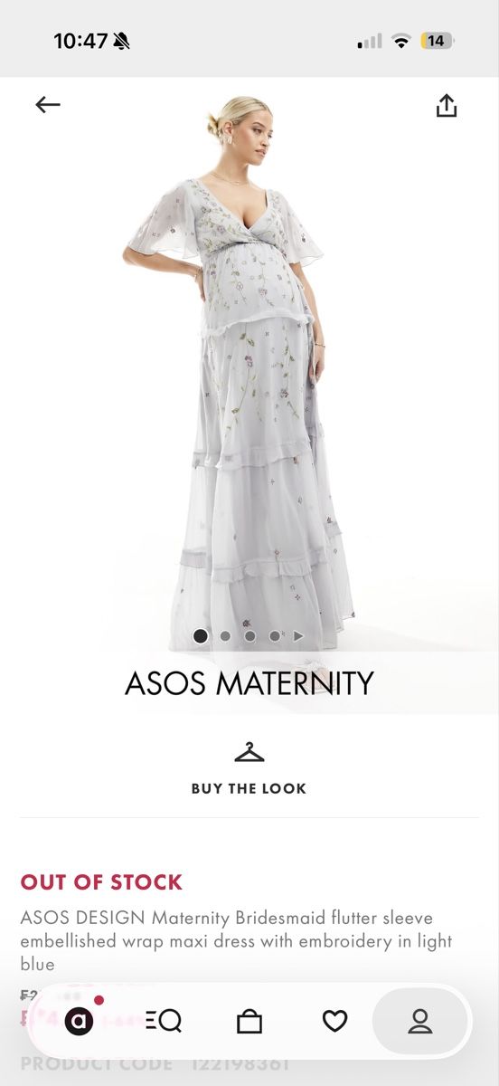 Asos Kleider: Robe longue maternité ASOS DESIGN – Neu (gemäss Beschreibung) aus Lengnau BE von wal_zf7c 1