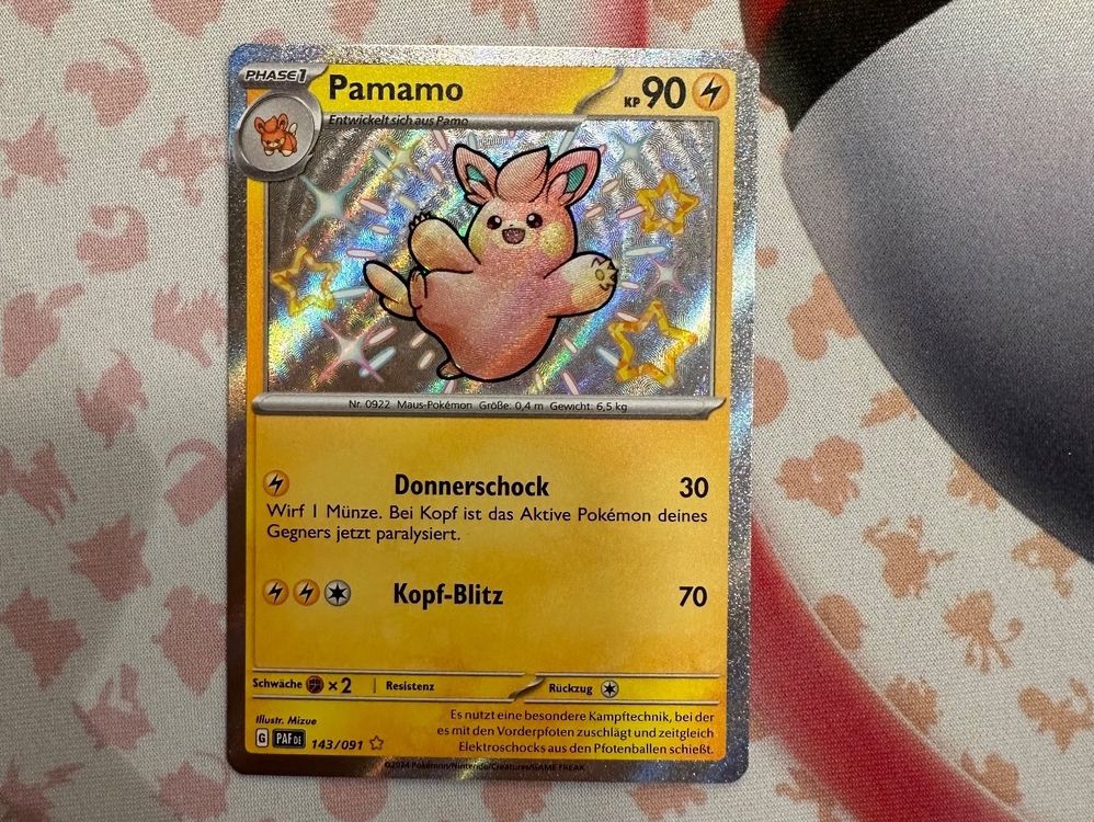Pamamo PAF 143/091 DE Pokemon Paldeas Schicksale Kaufen auf Ricardo