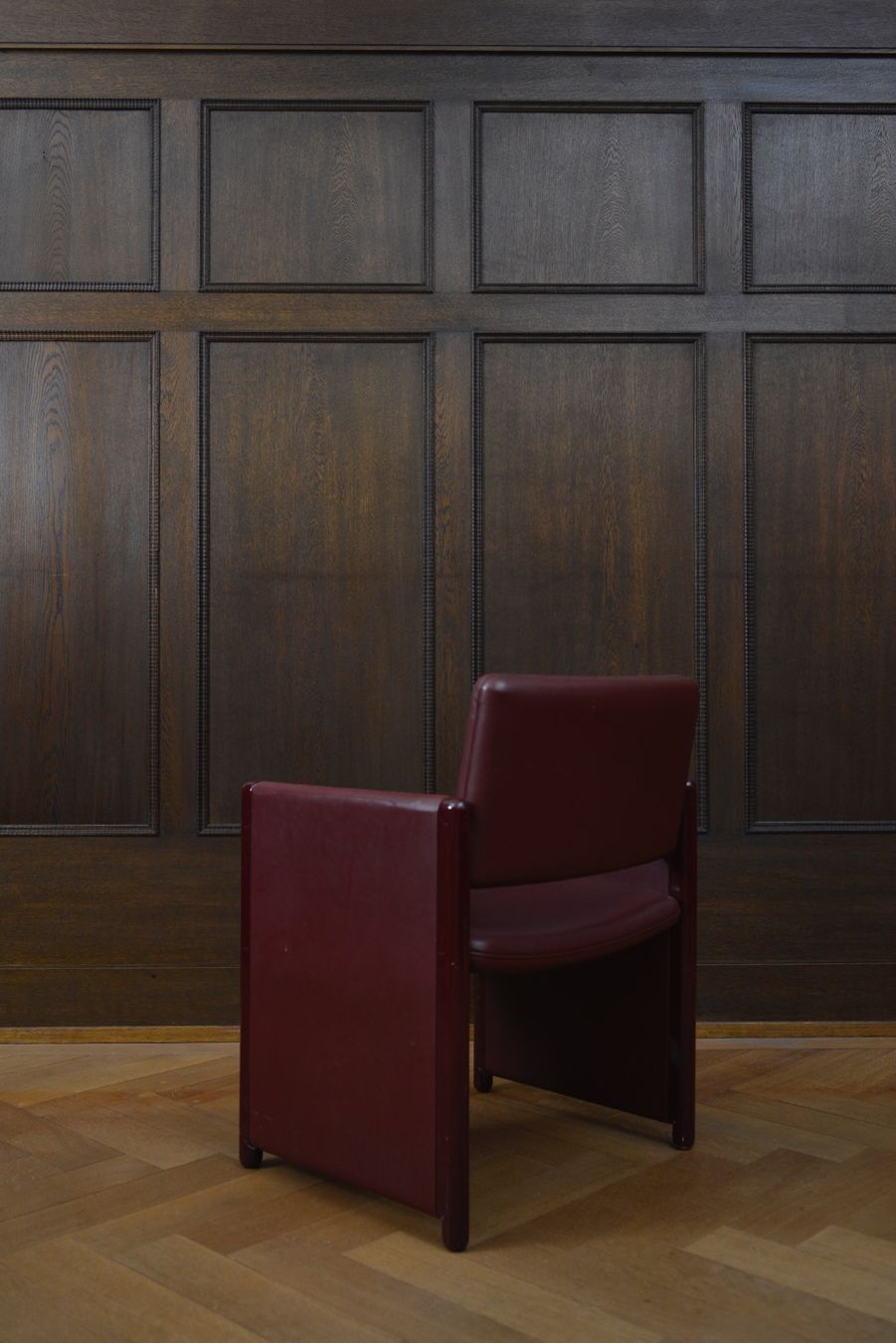 Knoll Poltrone: Knoll Loungesessel weinrotes Leder – Usato da Zürich venduto da unzico 4