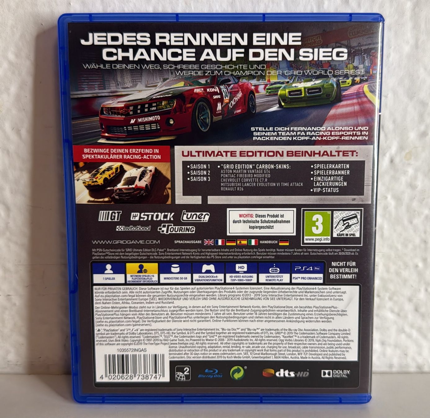 Giochi: GRID Ultimate Edition PS4 Spiel  – Usato da Ehrendingen venduto da lax21 1