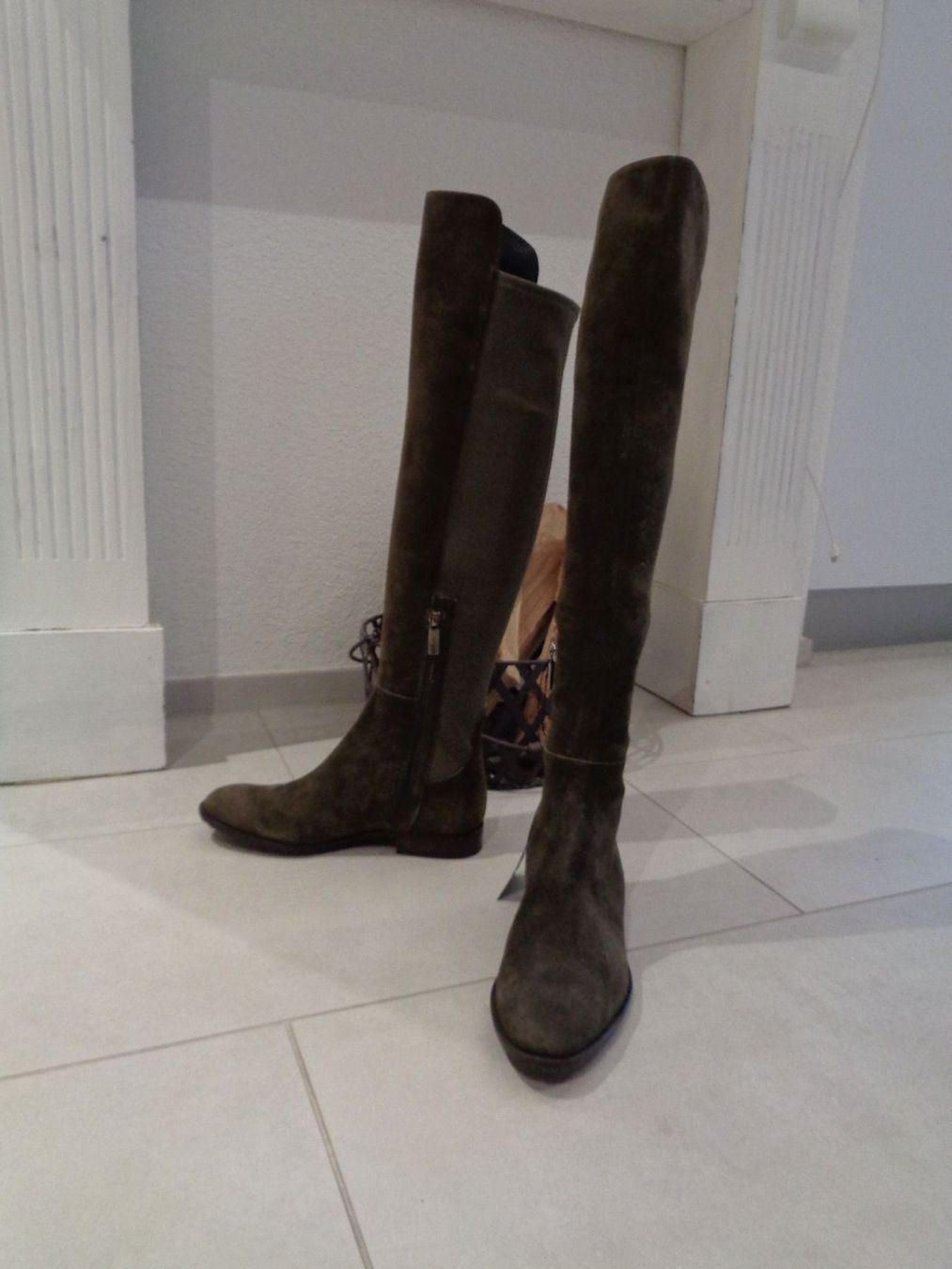 Navyboot Damenschuhe: NEUE top NAVYBOOT Stiefel olivgrün Gr. 36 - 220129 – Neu (gemäss Beschreibung) aus Küssnacht am Rigi von Schuhe-Secondhand 4