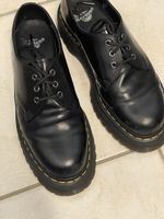 Dr. Martens Platform Shoes Black Leather Size 44 Used