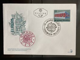 Österreich 1969 Ersttagsbrief Europa CEPT