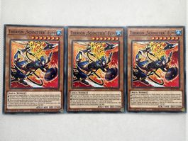 Therion „Schnittter“ Fum - 3 Karten - Yu-Gi-Oh! - Selten!