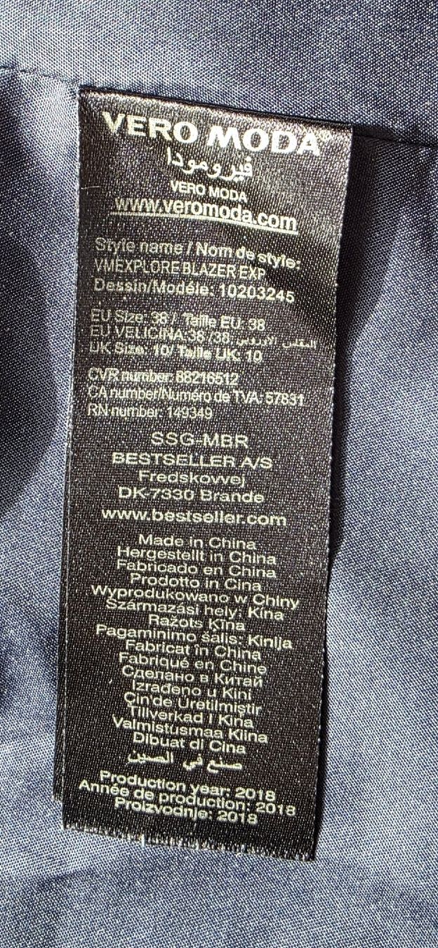 Giacche: Veste blaser bleu marine et jaune – Usato da Yverdon-les-Bains venduto da van_dq65 4
