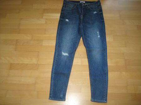 Jeanshose blau Skinny Grösse 42