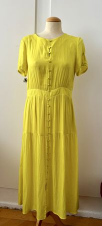 Robe fluide jaune