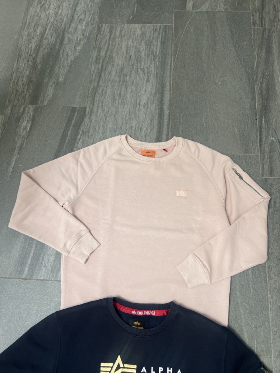 Alpha Industries Maglioni & Felpe: 2 Alpha Industries Pullover Set blau rosa Grösse S – Usato da Affoltern am Albis venduto da Geton69 1