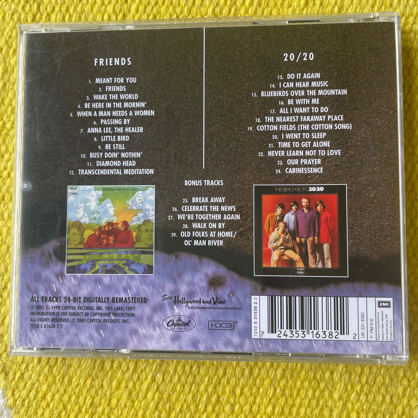 CDs: BEACH BOYS-(24-BIT DIGI) FROENDS/20/20 – Gebraucht aus Rorschacherberg von CD-Roli 1