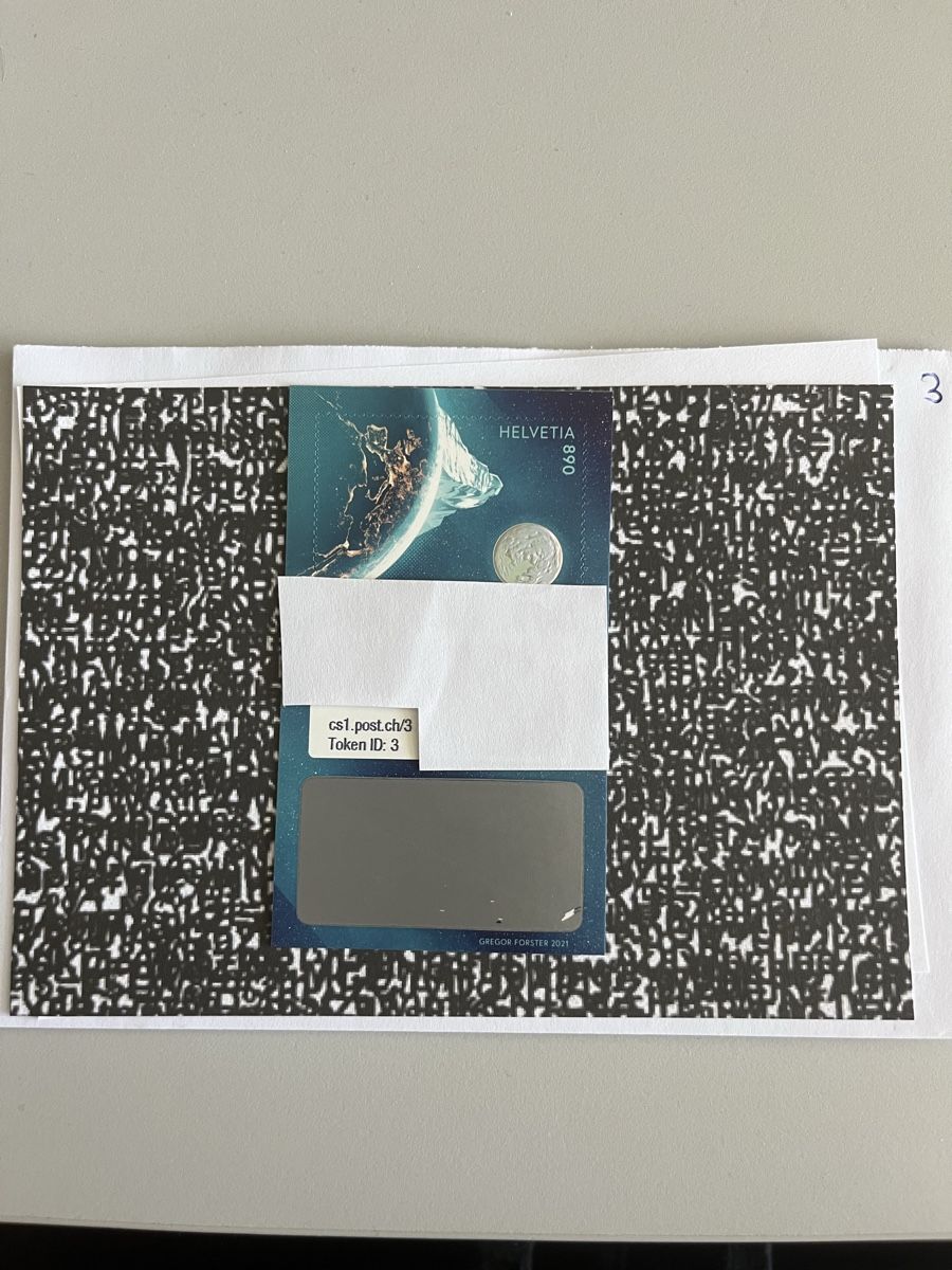 Tutti i francobolli: Swiss Crypto Stamp 1.0 - ID 3 – Nuovo (secondo la descrizione) da Winterthur venduto da Davidloetscher
