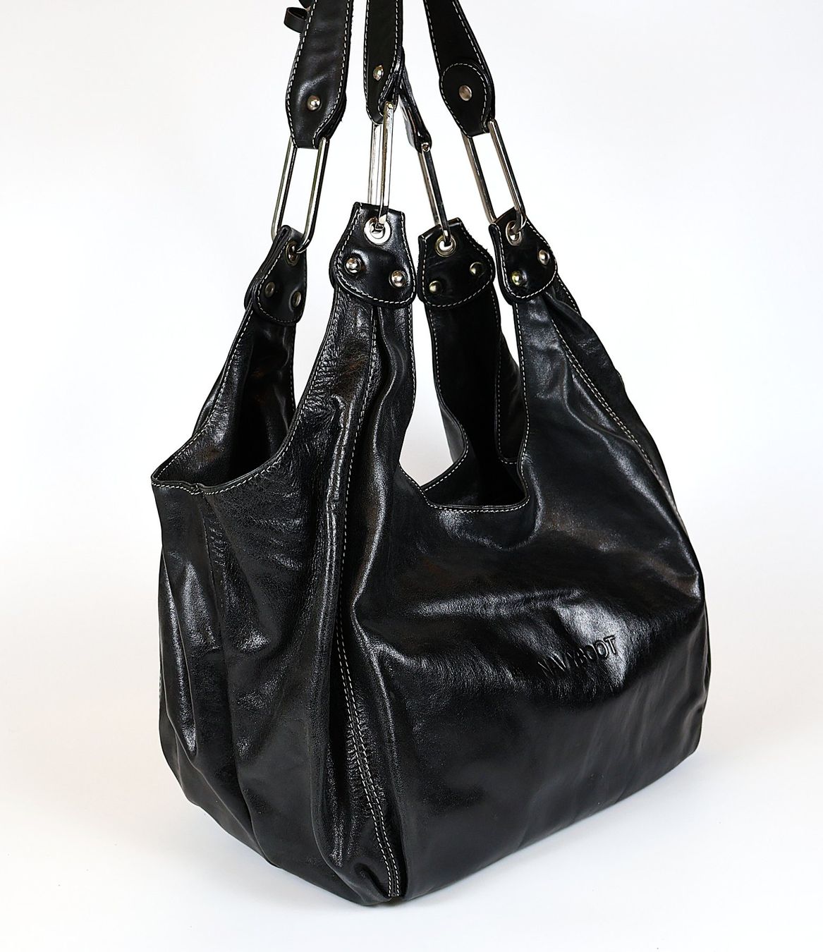 Navyboot Borse da donna: Navyboot Luxus Beuteltasche, Echtleder schwarz neuwertig – Usato da Zweidlen venduto da Supermari1 1