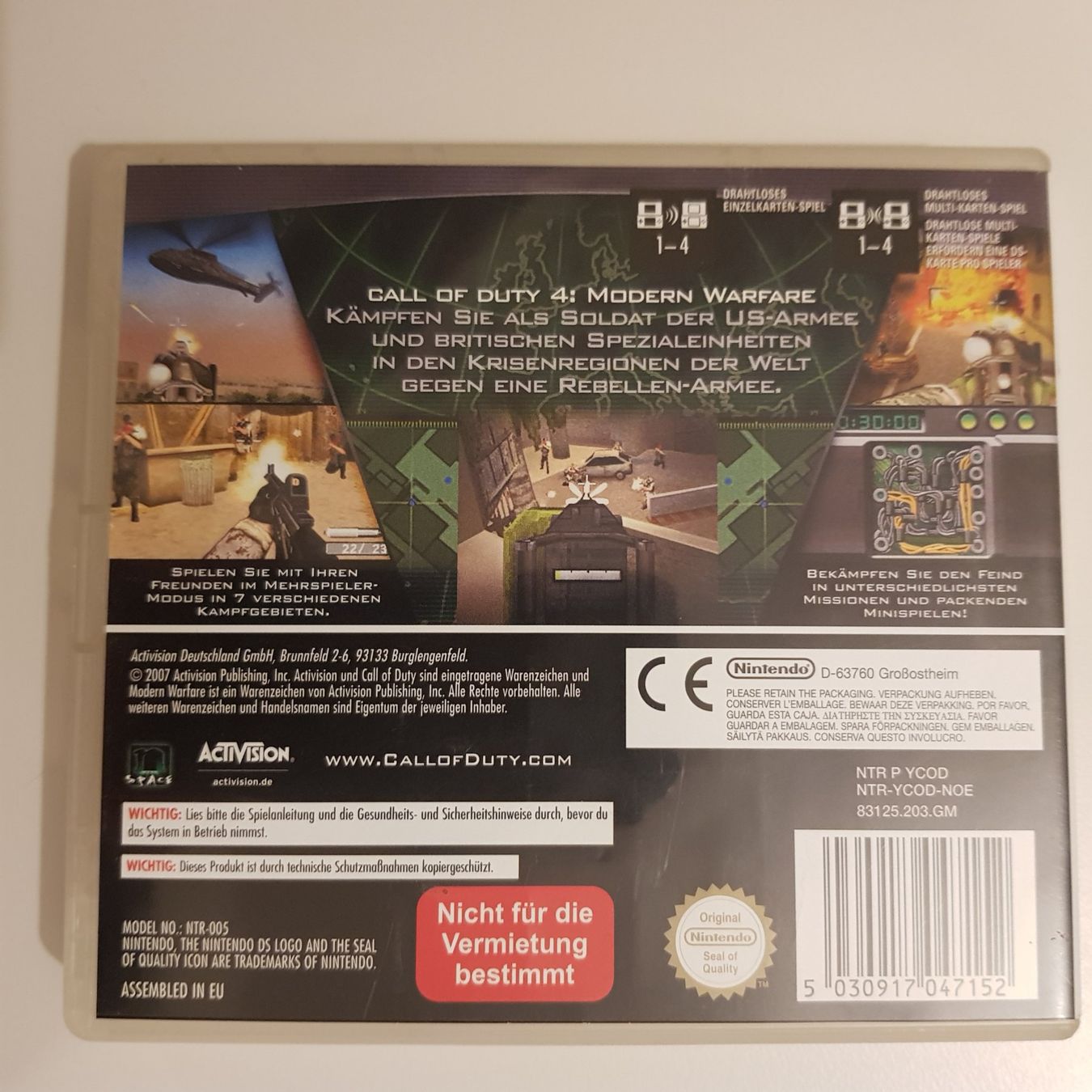 Nintendo Jeux: Call of Duty 4 /DS – D'occasion à Münchenstein par 2DGames 1