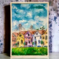 JORDI M. CARRERA Peinture contemporaine "San Francisco"