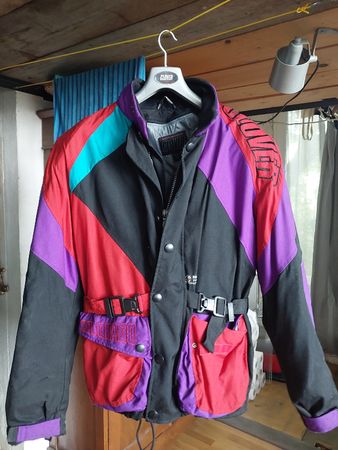 Motorradjacke Clover knallig- mehrfarbig Grösse L Wind und W