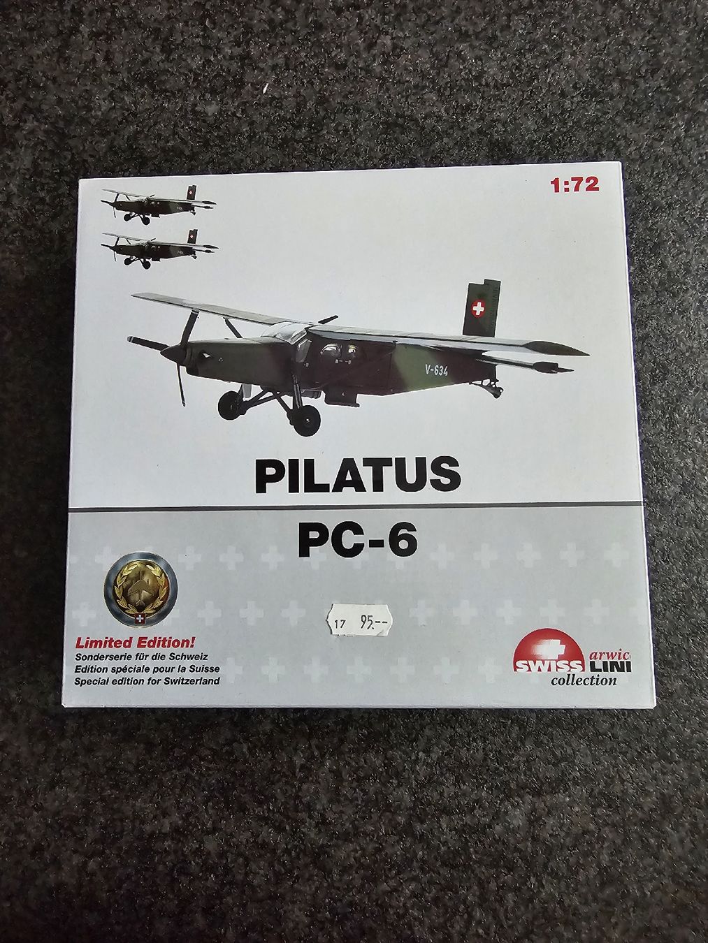 Schweizer Armee Kit di modellismo & Modellini statici: Pilatus PC-6 Arwico 1/72 – Nuovo e nell'imballaggio originale da richenthal venduto da Usmike