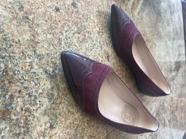 Tod's Ballerinas, Grösse 39, Weinrot, Top Zustand!