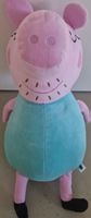 Plüschfigur Peppa Wutz blau rosa akzeptabler Zustand