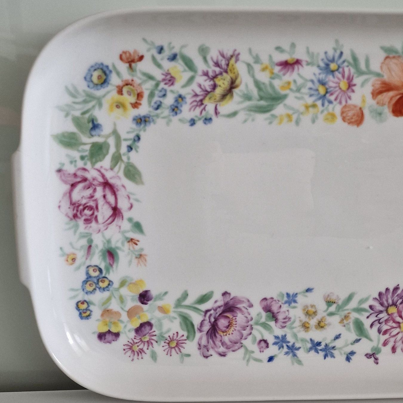 Rosenthal Teller: Wunderschöner Servierteller mit Blumenmuster.Rosenthal Helen – Gebraucht aus Birr von dem_9xtm 2