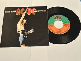 AC/DC. 1986. mit Poster. Shake Your Foundations