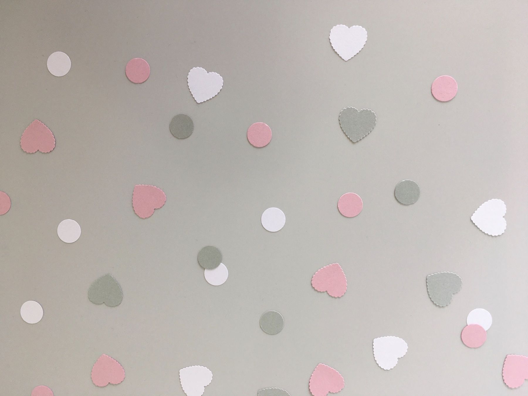 Tutte le decorazioni: Konfetti Blush - Weiss - Silber HerzRund – Nuovo e nell'imballaggio originale da Zollikofen venduto da poppala 5