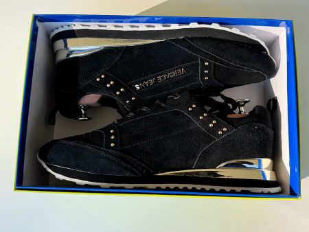 Versace Jeans Sneaker Schwarz Wildleder Gr. 41 Neu!