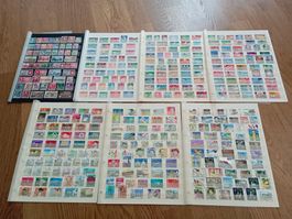 Briefmarkensammlung SCHWEIZ mit 743 verschiedenen Marken!