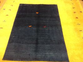 Schöner blauer Gabbeh Orientteppich, Neuware! N 331