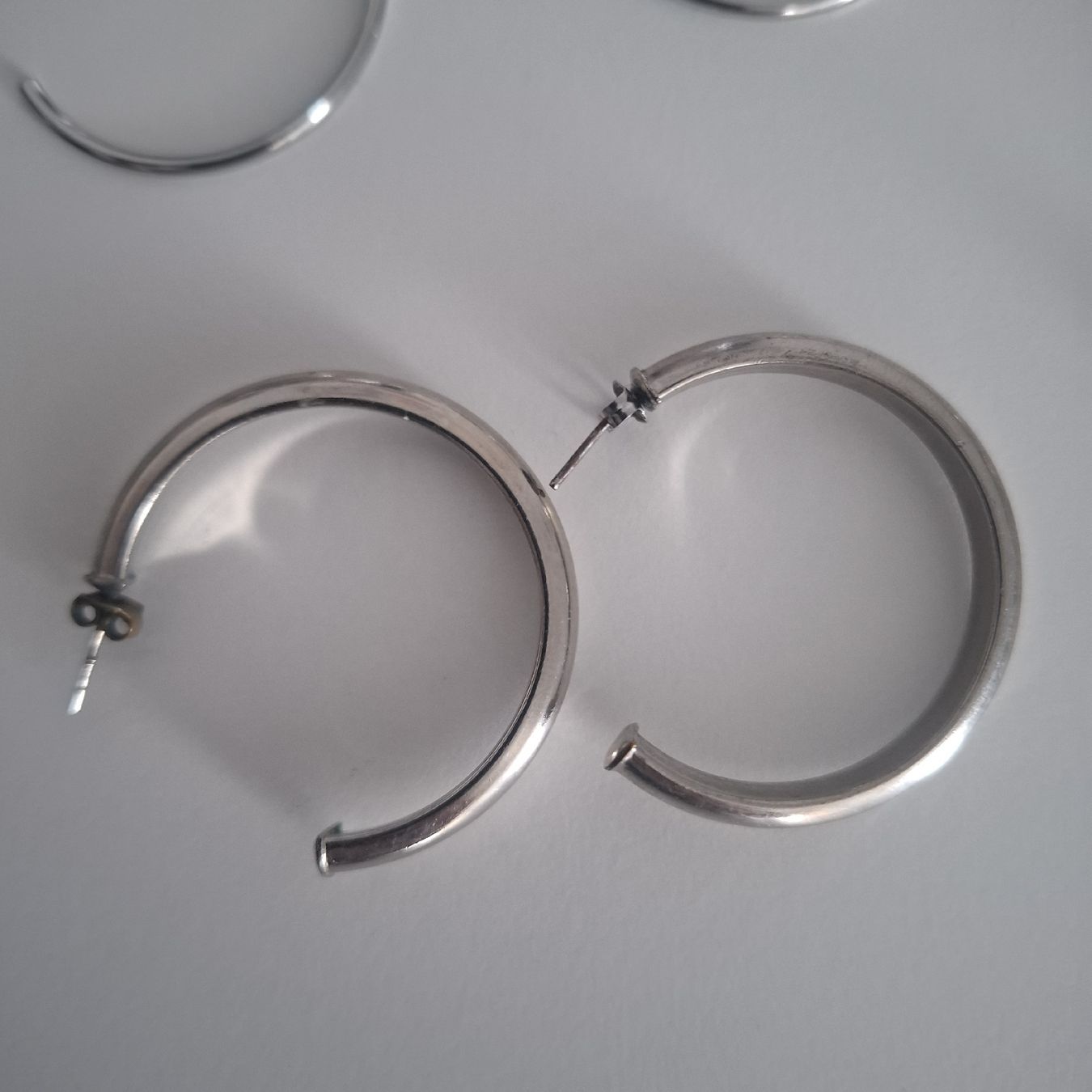 Ohrringe & -stecker: Ohrringe Set silberfarben verschiedene Formen – Gebraucht aus Siebnen von kar_gxl6 4