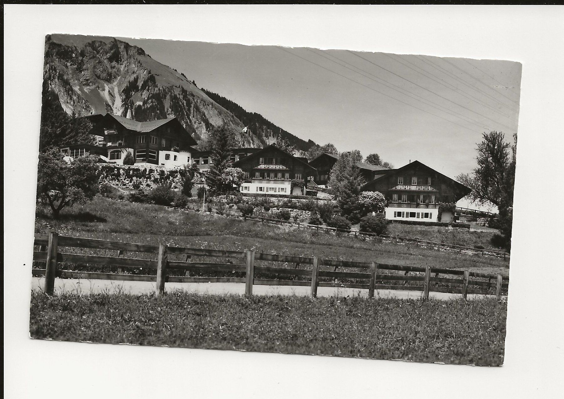Cartoline postali: AK 1952 Chalet Lenk Ferienheim SMUV – Usato da Greifensee venduto da 315WDO