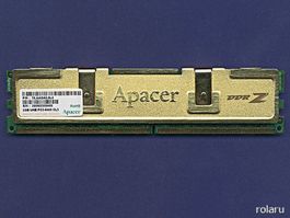 2GB Apacer PC2-6400U/DDR2-800 CL5 (6x)