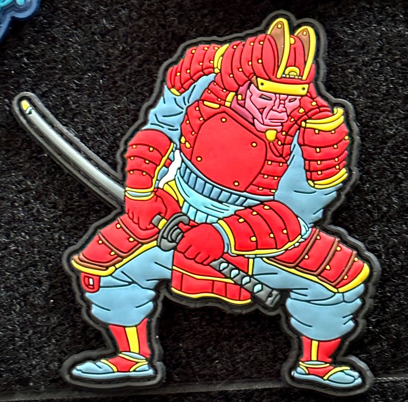 Plaketten & Abzeichen: Klett-Patch Samurai, 9 x 9 cm – Neu (gemäss Beschreibung) aus Frauenkappelen von Doc_Snyder