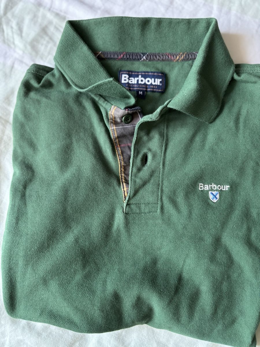 Barbour Magliette Polo: Polo Barbour vert taille M comme neuf – Nuovo (secondo la descrizione) da Vevey venduto da mar_q6ms 3