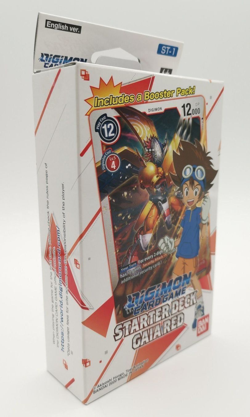 Carte collezionabili: Digimon - Starter Deck Display Gaia Red ST-1 / EN – Nuovo e nell'imballaggio originale da Niederglatt ZH venduto da RetroBros 1