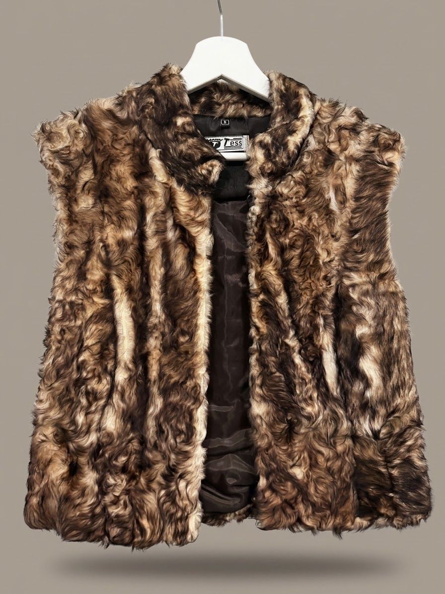 Gilet & Giacche senza maniche: Gilet en fourrure – Nuovo (secondo la descrizione) da Echichens venduto da unideks