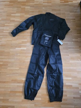 Jack & Jones Regenanzug JORSO Schwarz, Gr. 152 NEU!