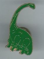 Dinosaurier, Brontosaurus, Pin