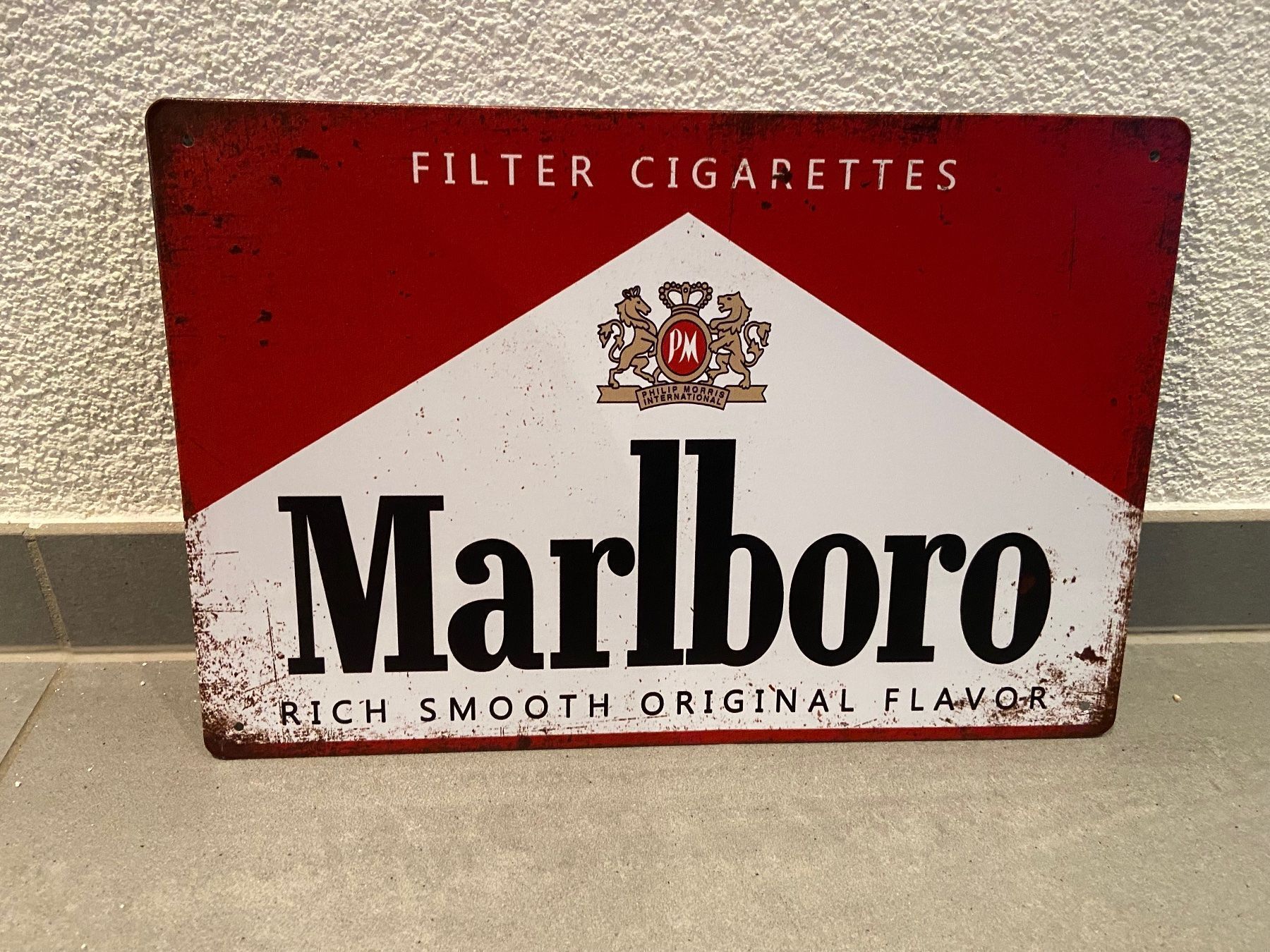 Insegne: METALL SCHILD MARLBORO  NEU EINGETROFFEN! – Nuovo e nell'imballaggio originale da Seon venduto da Aaargauer01 4
