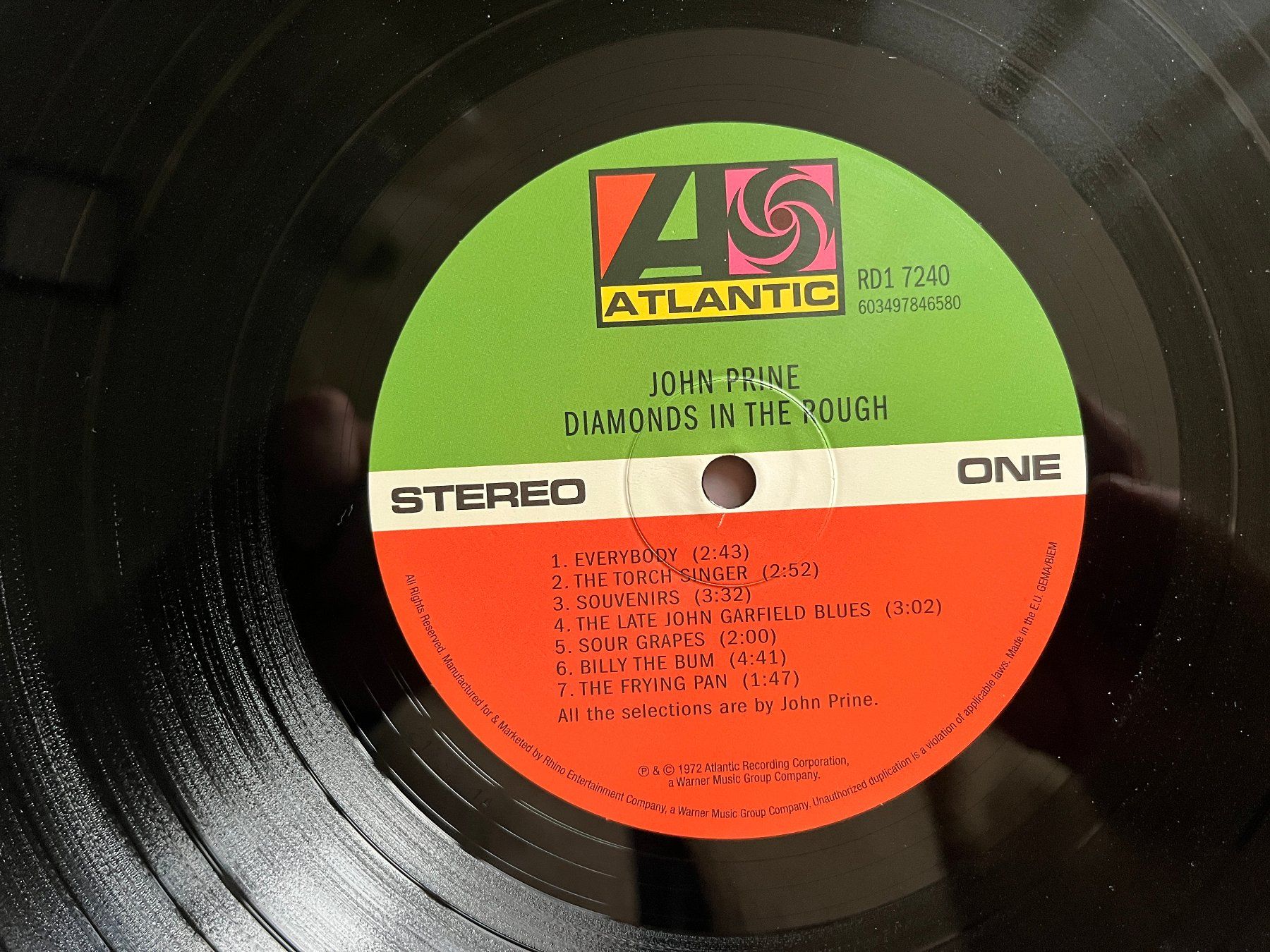 Dischi in vinile: John Prine - Diamonds In The Rough LP Vinyl – Usato da Zürich venduto da Nieverge1 2