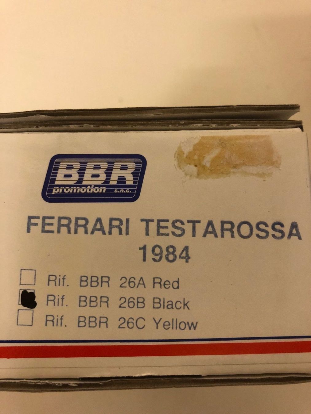 BBR Models Modellini d'auto: Ferrari Testa-Rossa  BBR – Nuovo e nell'imballaggio originale da Muttenz venduto da Gucci2005 1